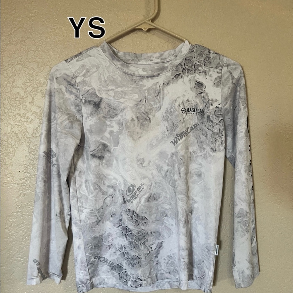 Magellan Long Sleeve Shirt - Gray Marble